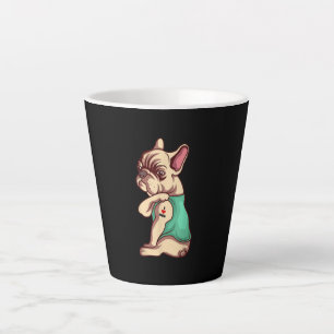 Tasse Latte I Love Maman Tattoo Lover Funny French Bulldog