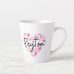 Tasse Latte I love Peyton