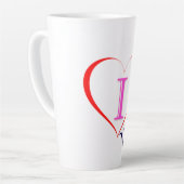 Tasse Latte I Love USA (Angle gauche)