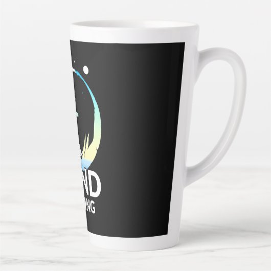 Tasse Latte I Love Windsurf (Droite)