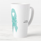 Tasse Latte I Survive Brain Surgery - Neuralgie Trigeminal (Angle droit)