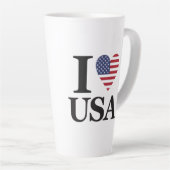 TASSE LATTE "I ❤️ USA" (Angle droit)