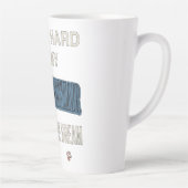 Tasse Latte I Work Hard So My British Shorthair Can Live Dream (Droite)