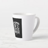 Tasse Latte Icône féministe générée par l'enfer (Angle droit)