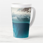 Tasse Latte Icy Mountain View (Angle droit)