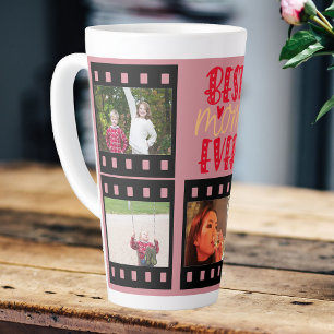 Tasse Latte Idée cadeau de la fête des mères Meilleure maman j