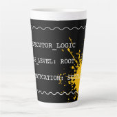 Tasse Latte Identity Verified (Devant)