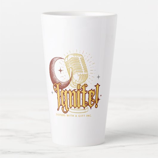Tasse Latte IGNITE ! Marque Merch de SWAG Inc. (Devant)