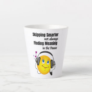 Tasse Latte "Ignorer Smarter, Not Always : inspirant design