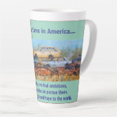 Tasse Latte Il Était Une Fois En Amérique (Angle droit)