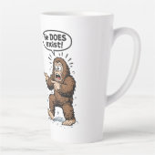 Tasse Latte Il existe! Santa & Bigfoot (Droite)