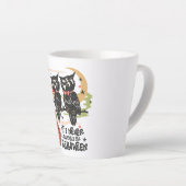 Tasse Latte Il n'est jamais trop tôt pour Halloween (Angle droit)