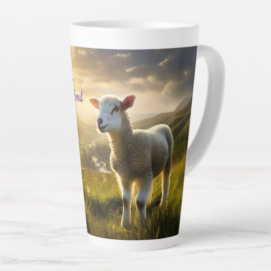 Tasse Latte Il Restaure Mon Agneau À Âme (Angle droit)