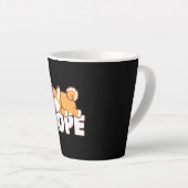 Tasse Latte Île de Raring | funny nope lapet vend (Angle droit)