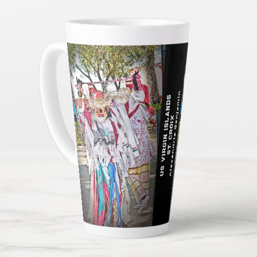 Tasse Latte Îles Vierges américaines Sainte-Croix Masquerader  (Angle gauche)