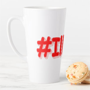 Tasse Latte "#Illinois" Joli Design. Commandez dès maintenant