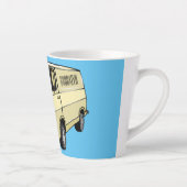 Tasse Latte Illustration classique de van (Droite)