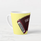 Tasse Latte Illustration d'accordion (Angle gauche)