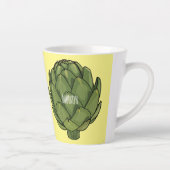 Tasse Latte Illustration d'artiste (Droite)