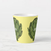 Tasse Latte Illustration d'artiste (Devant)