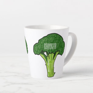 Tasse Latte Illustration de Broccoli