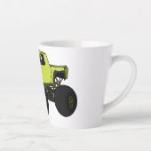 Tasse Latte Illustration de camion monstre (Droite)