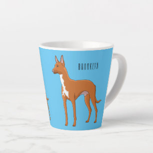 Tasse Latte Illustration de chien de chien de chien de chien d
