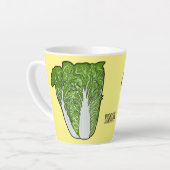 Tasse Latte Illustration de chou chinois (Angle gauche)