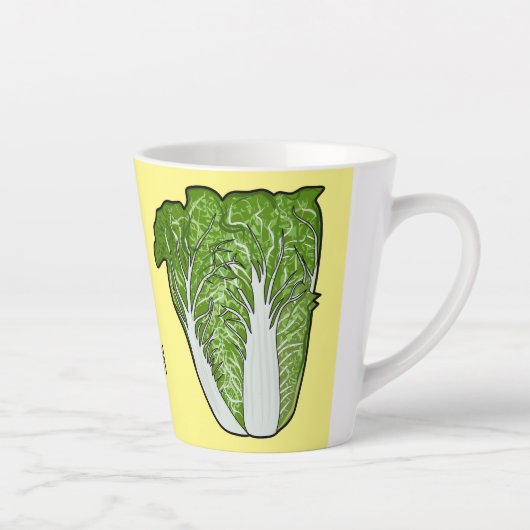Tasse Latte Illustration de chou chinois (Droite)