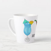 Tasse Latte Illustration de cocktail (Angle gauche)