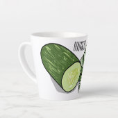 Tasse Latte Illustration de combre (Angle gauche)
