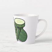 Tasse Latte Illustration de combre (Droite)