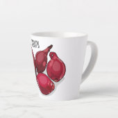 Tasse Latte Illustration de dessin animé Shallot (Angle droit)