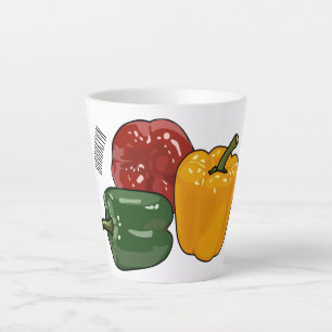 Tasse Latte Illustration de dessin de Capsicum