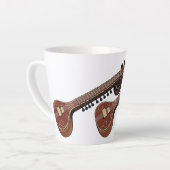 Tasse Latte Illustration de dessin de Sitar (Angle gauche)