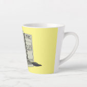 Tasse Latte Illustration de dessin sur ordinateur (Droite)