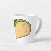 Tasse Latte Illustration de dessin sur Taco (Angle droit)