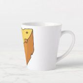 Tasse Latte Illustration de fromage (Droite)