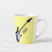 Tasse Latte Illustration de guitare électrique (Droite)