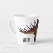 Tasse Latte Illustration de Kentrosaurus (Angle gauche)
