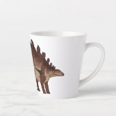 Tasse Latte Illustration de Kentrosaurus (Droite)