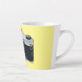 Tasse Latte Illustration de la caméra (Droite)