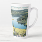 Tasse Latte Illustration de la nature finlandaise (Droite)