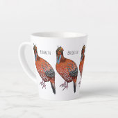 Tasse Latte Illustration de la tragédie de Cabot (Angle gauche)