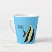 Tasse Latte Illustration de l'idole mauresque (Angle gauche)
