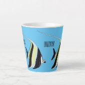 Tasse Latte Illustration de l'idole mauresque (Devant)