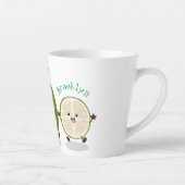 Tasse Latte Illustration de mignonne guava feijoa (Droite)