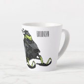Tasse Latte Illustration de motoneige (Angle droit)