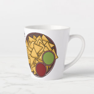 Tasse Latte Illustration de Nachos