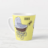 Tasse Latte Illustration de poussette (Angle gauche)